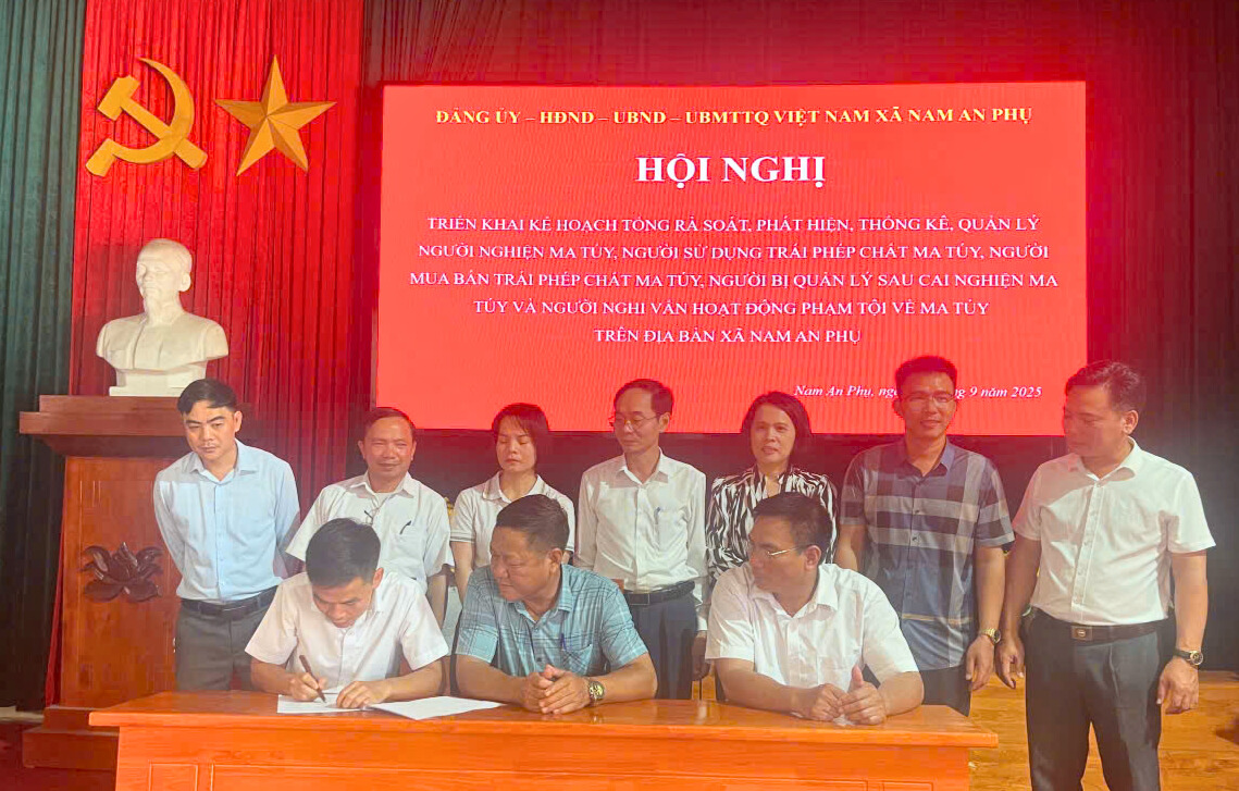 Xã Nam An Phụ quyết tâm xây dựng địa bàn không ma tuý